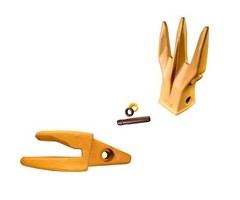 1 CAT J200 Style Backhoe Bucket Shank 1″ Lip, Rock Tooth, 1U-3202TR3, 119-3204