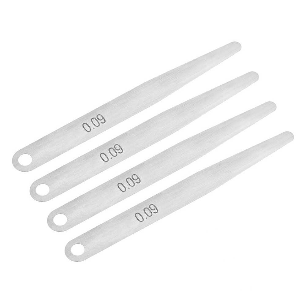 Thickness Feeler Gauge 0.09 mm Stainless Steel Measure Tools for Gap Width 4PC