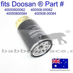 fits DOOSAN Fuel Filter and Bowl DX140 DX160 DX190 DX210 DX220 DX225 DX235 DX255