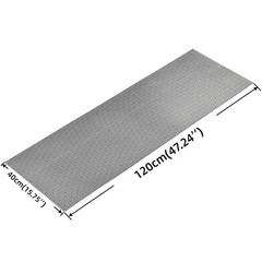 AggAuto 47×16 inches Car Pickup Truck Grill Mesh Spoiler Bumper Vent Aluminum…