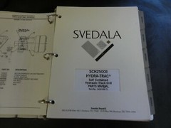 SVEDALA SCH2500II Hydra-Trac Hydraulic Track Drill Parts Manual 1420336-T1