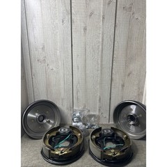 5 on 5 Bolt Circle Drum Kits w/ 10″ Lt & Rt Electric Brake 3500 lbs Trailer Axle