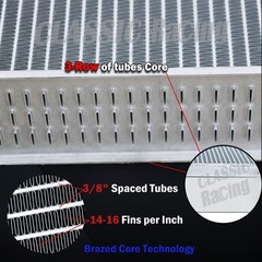 3 ROW Aluminum Tractor Radiator FOR Ford 2N/8N/9N Models 8N8005 86551430