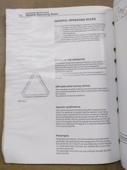 Michigan L150 Loader Operators Instruction Manual Ref No. 21 1 669 6570