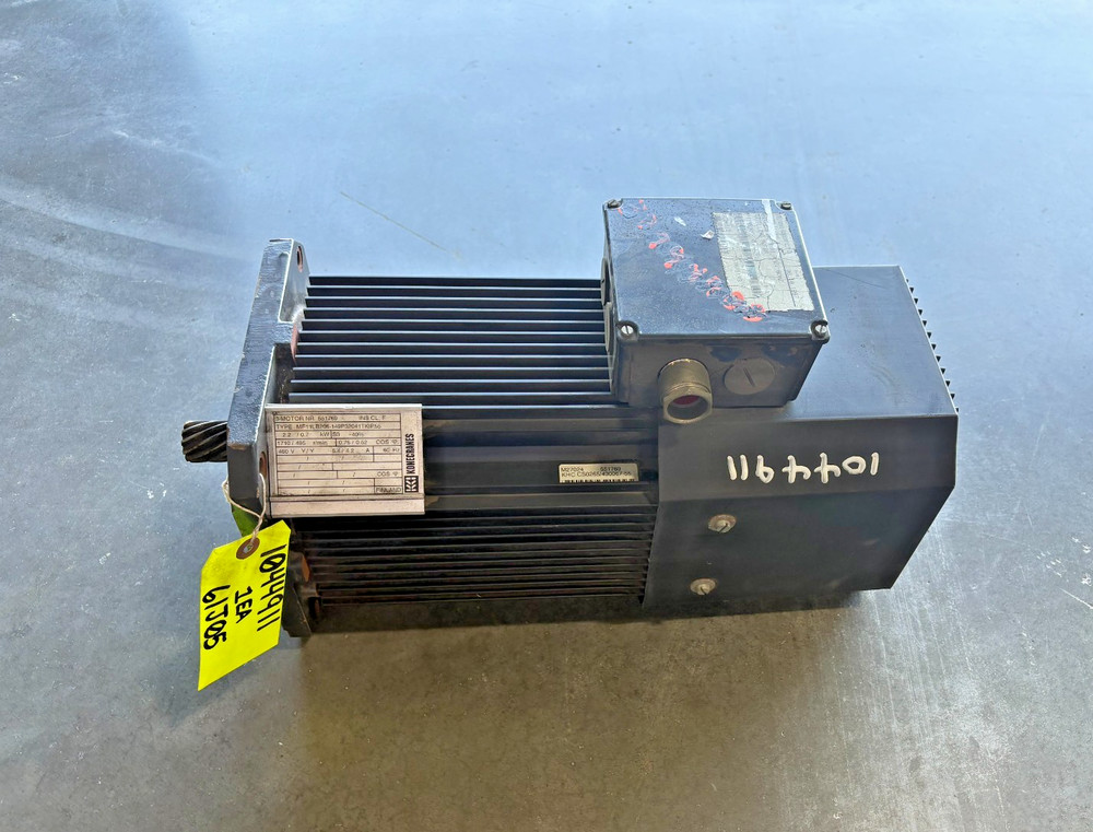 Hoosier Crane Konecranes Servo Motor MF11LB206-149P32041TKIP55 1710/495 rpm, 460