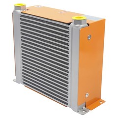1450rpm Cooler 110V 60W Hydraulic Oil Cooler Aluminium Rectangular Radiator