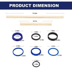 Rotary Lift Seal Kit Hydraulic Cylinder Kit Fits for Rotary Lift SPO9 SP0A9 S…