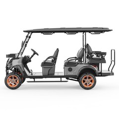 Wolverine 2026 grey 6-Seat Golf Cart Street-Legal 60KM Range 5H Charge Time