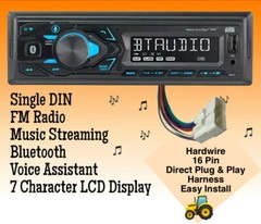 Plug & Play KIOTI Tractor Bluetooth Radio AM FM NX RX DK CK Series CAB