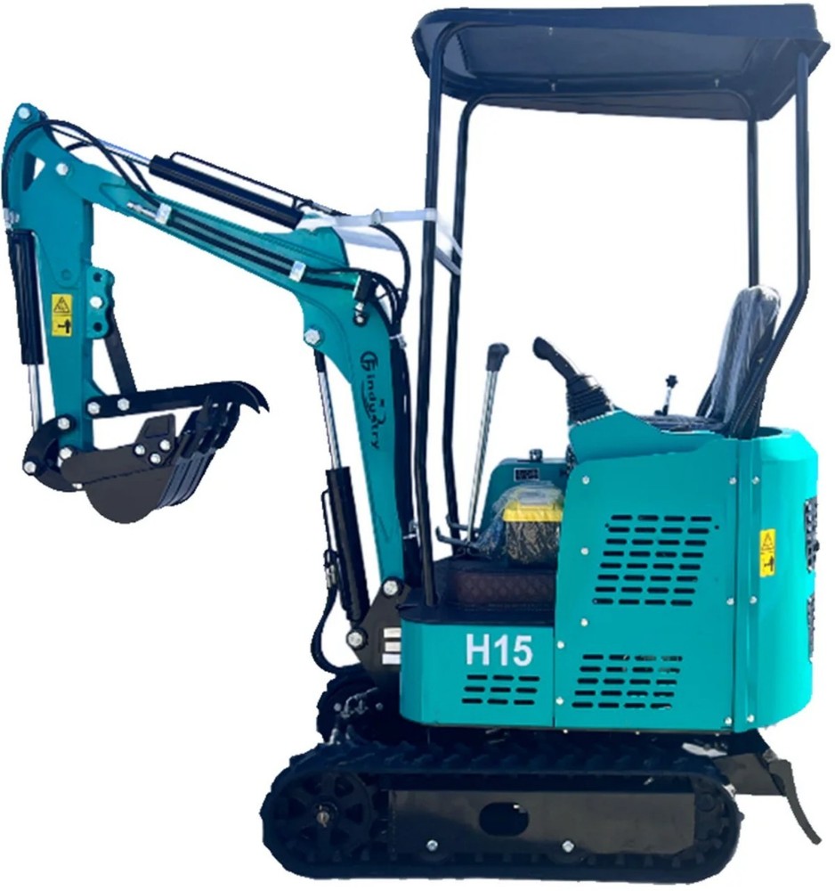 PILOT SYSTEM H15R AGT 1 Ton Mini Excavator Digger with 13.5HP RATO R420D Engine
