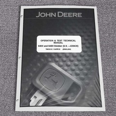 John Deere 640H, 648H Skidder Operation & Test Service Manual – TM10312