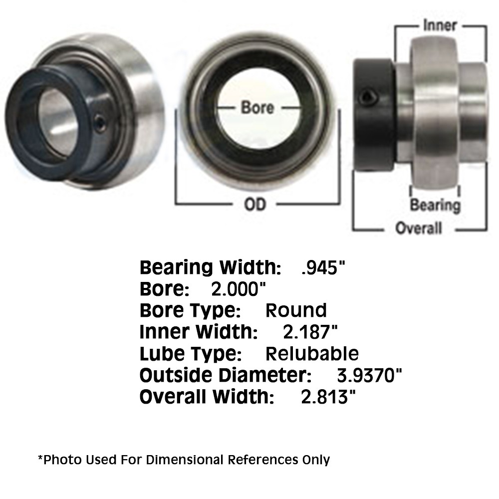 WN-JD9431-PEX Ball Bearing Fits Miscellaneous CI Fits JD