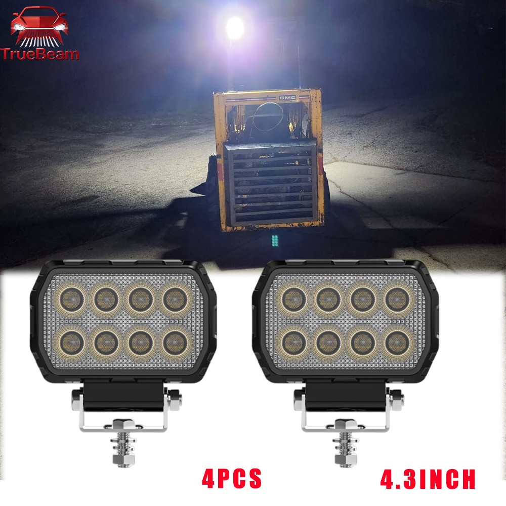 4” LED Work Lights Flood Lamp pods fit Truck, Tractor ,Boat, UTV ,ATV Lighting