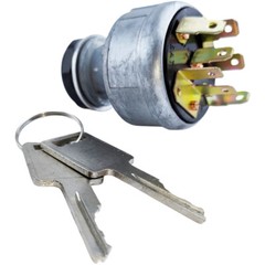 Ignition Switch w/Key 4 Position 7 Pin Fit for Kenworth 577.59548WC P27-1048