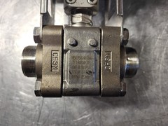 Swagelok SS-S65PS16 1″ 3-Piece Steam Service Ball Valve w/ Pneumatic Actuator