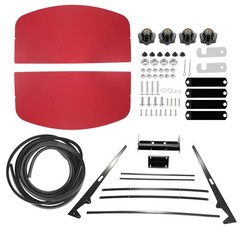 Sun Shield Tuff Top Tractor Canopy 2″ x 2″ For 2″ x 2″ or 2″ x 3″ ROPS Red NEW
