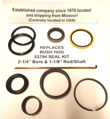 Replaces Bush Hog 53794 Seal Kit – 2-1/4″ Bore with 1-1/8″ Rod (Not OEM)