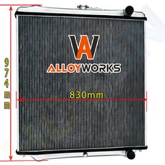 4448338 Radiator For Hitachi ZX200 ZX210 ZX230 ZX250 ZX270 ZX225US Excavator