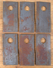 LOT of 24 NOS Genuine New Holland 766727 Blades Made in West Germany