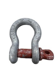 1/2″ Crosby Galvanized Anchor Shackle, Screw Pin Type