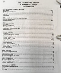 Case 1370 Service Manual Parts Catalog Operators Owners Repair Set SN 8727601-Up