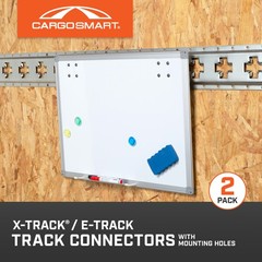 CargoSmart Bolt-on Track Connectors, 2-Pack, Model# 6635