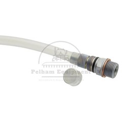 Stahlbus Oil Drain Valve 5/8″-18UNF High-Strength Steel, Aluminum Cap, Hose