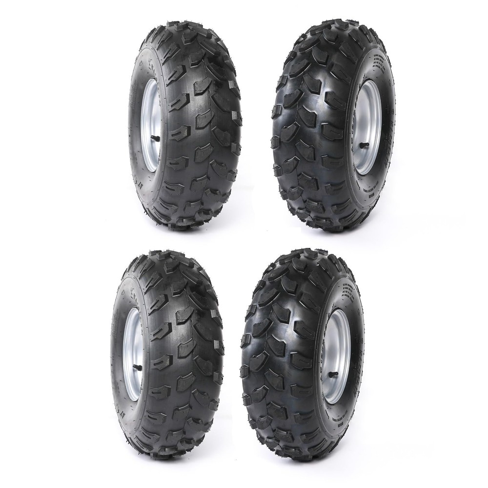 8 Inch Wheel 19×7-8 4 Lug 88mm Bolt ATV Go Kart Mower 4 Pack