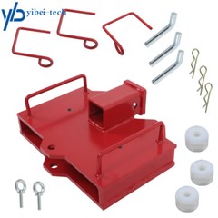 For Dual Pallet Fork 2” Forklift Trailer Hitch Receiver Tow Hitch Attachments