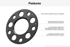 Stancemagic 2Pcs 5Mm Hubcentric 5X114.3 Wheel Spacers 64.1Mm Bore Compatible