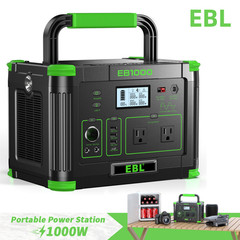 1000W Power Station Portable 999Wh LiFePo4 Battery Charger Generator For Travel