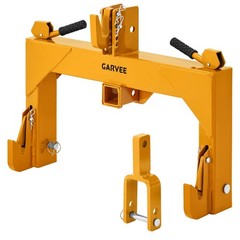 For CAT 1 Tractor: 3000lbs 3 Point Quick Hitch w/ 2″ Receiver Farm-Ready