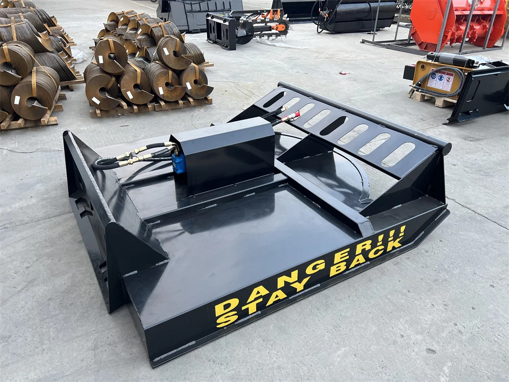 AGT 72” Skid Steer Brush Cutter Mower Heavy Duty 2 Blades Brush Hog Attachments