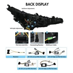 Toyota Corolla Headlamp 11-26 L LE FX SE Nightshade XSE XLE Apex Sedan Hatch H1R