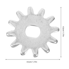jojofuny Horizontal Hydraulic Jack Gear Repair Kit 4.50X4.50X0.40CM, Silver