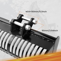 Heavy Equipment Skeleton Bucket 23.6″ Pin 25×160 for Mini Excavator 3 Ton Below