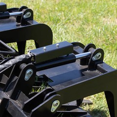 Titan Attachments 72″ Skeleton Rock Grapple Rake Quick Tach Bucket Loader