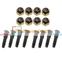 Lug Nut & Stud Kit 6709170 6564669 for Bobcat S150 S160 S175 S185 540 A220 A300