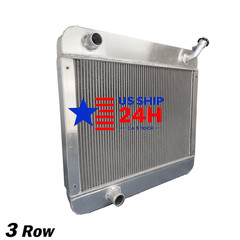 OE# AT129141 AR5704 Aluminum Radiator Fits John Deere 210C Backhoe 482C Forklift