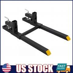 60″ 4000lbs Pallet Forks ,Heavy Duty Tractor Bucket Forks for Loader Skid Steer