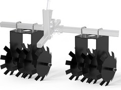 Easy Ground Breaking ATV UTV Disc Harrow Plow And Scraper Blade Implements Match