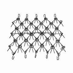 4 X 4FT Drag Harrow Tines For ATV UTVs Leveling Grading Lawn Tractors Heavy Duty