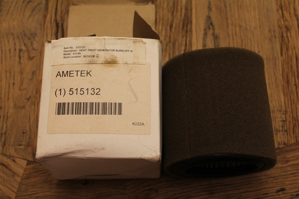Ametek 515132 Filter Element For Inlet Filters