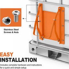 9X9″ Sliding Grain Gate for IBC Tote, Alloy Steel Manual Grain Gate | Gravity-Fe