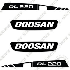 Fits Doosan DL220-3 Decal Kit Wheel Loader Equipment Decals – 7 YEAR 3M VINYL!