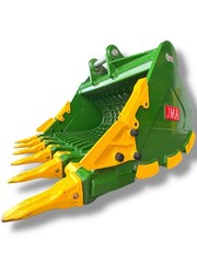 JMA 72in Excavator Bucket 33-55 Ton 100mm Pin-On Severe Duty Steel Attachment