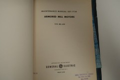 Care Maintenance and Operation Bucyrus Erie Machine Manual General Electric