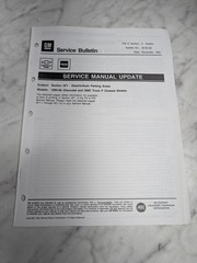 GM Chevrolet GMC Truck Service Manual Update Bulletin 1994-95 P Chassis Book
