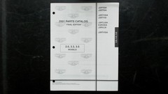 Johnson 2001 Parts Catalog 2.0 3.3 3.5 Models Final Edition