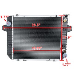 Radiator For 12-up Doosan Daewoo Forklift G20P-5 GM 3.0L LP 2209-006 440211-0001